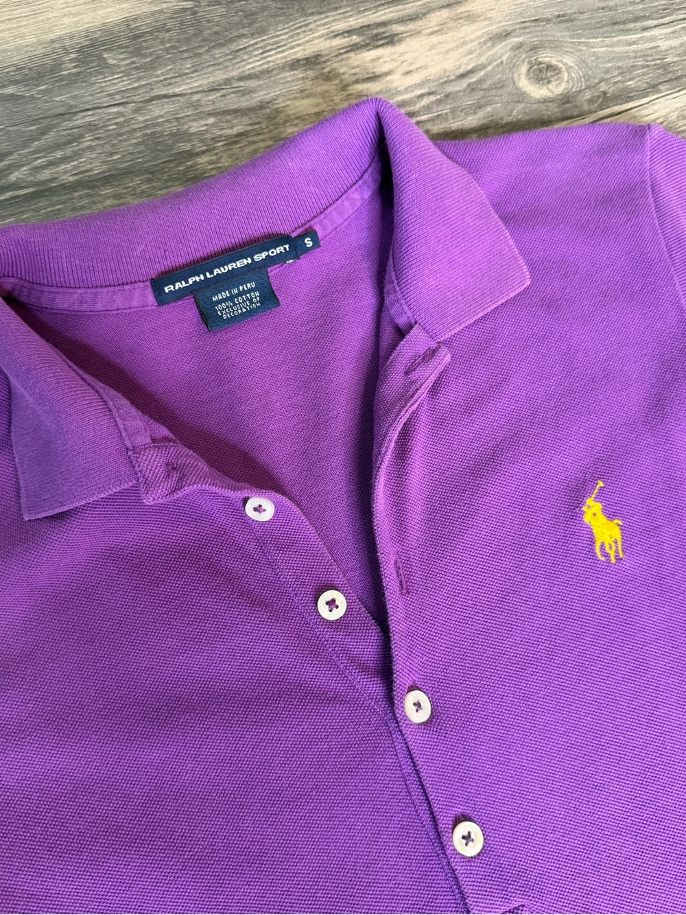 Ralph Lauren Sport Womens S Purple Polo Dress Cotton Pony Logo Preppy Golf - Picture 3 of 7